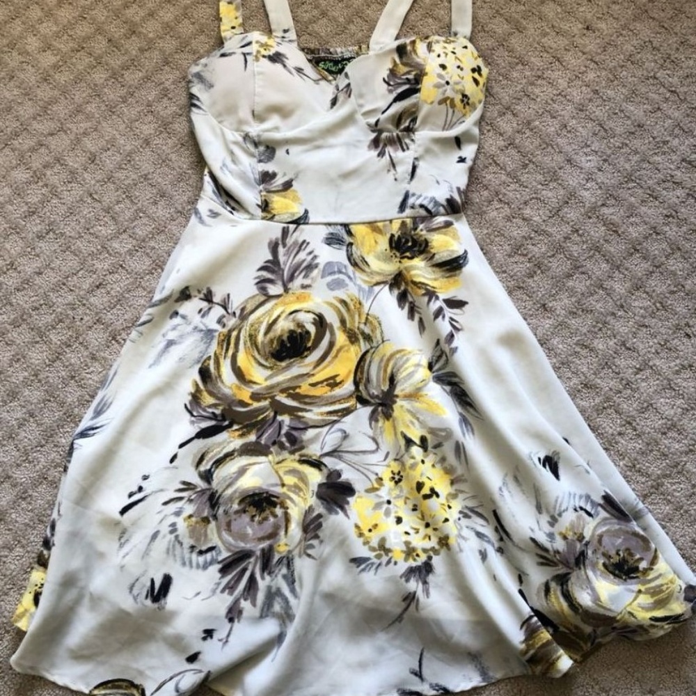 Sidecca 1950's style floral flare dress